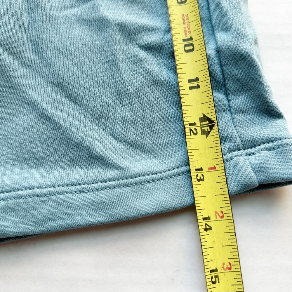 Organic Cotton New Sweat Shorts in Light Dusty Blue NWT - Picture 10 of 11